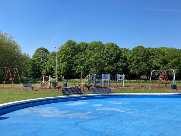 water play area and children s play area